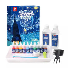 The Master of the Ebru Water Marble Painting 12 Color - 12A
