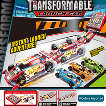 Deformation Stunt Shooting Catapult Racing Car Launch