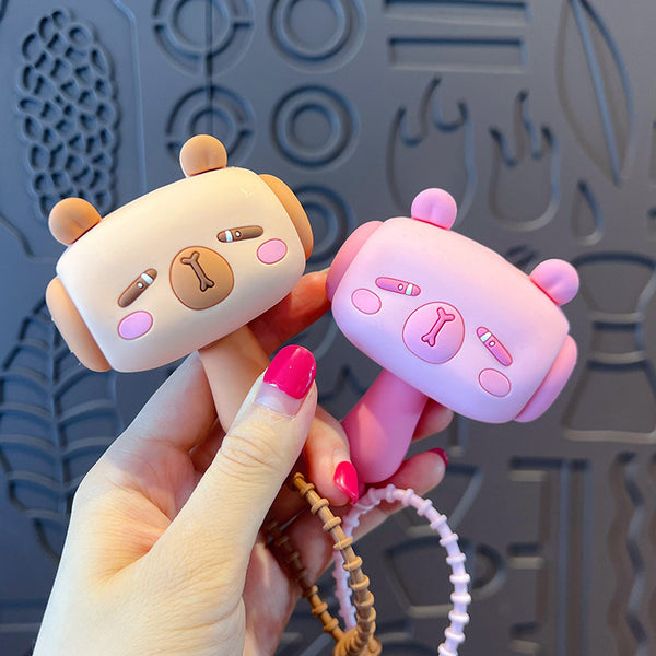 Cute Hammer Keychain With Sound