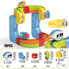 18Pcs DIY Magnetic Levitation Train Track Set