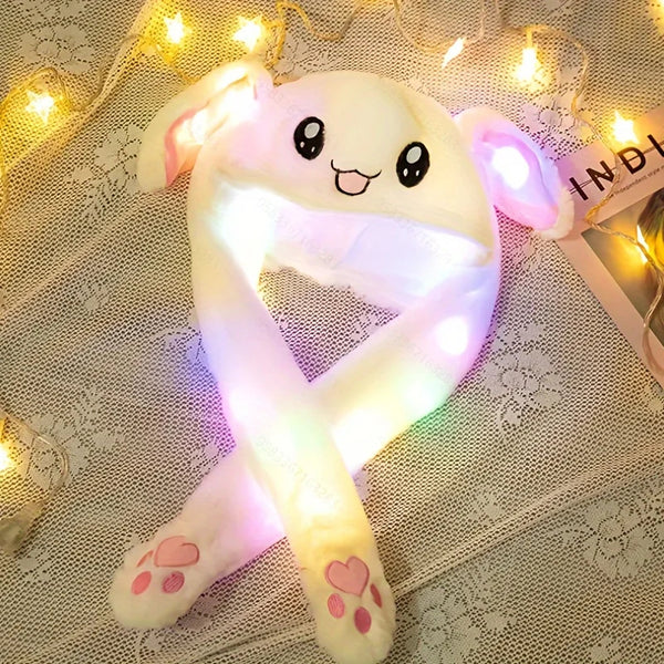Cute Bunny Ear Caps With Lights