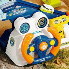 Rail Train + Car Adventure Track Set - Educational DIY City Adventure Set with Light Music