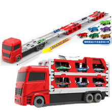 Car Ejection Foldable Truck Track Set