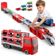 Car Ejection Foldable Truck Track Set