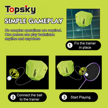 Kids Badminton Suspension Training Gear Set