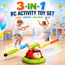 3-in-1 Activity Toy Set Ladybug RC Sports with Rocket Launcher