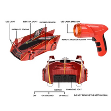 Wall Climbing RC Car with Laser Gun