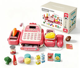 Kids Pretend Play Shopping Cash Register 49 Pcs