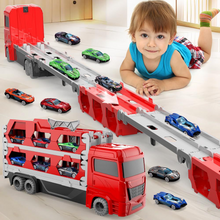 Car Ejection Foldable Truck Track Set