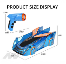 Wall Climbing RC Car with Laser Gun