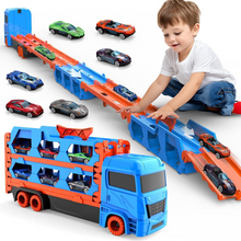 Car Ejection Foldable Truck Track Set