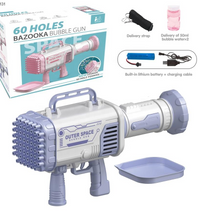 60 Holes Bubble Machine Toys Bubble Blower