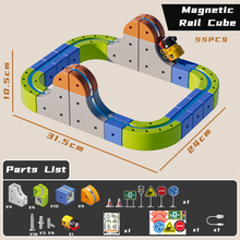 Magnetic Puzzle Car Track 18 Pcs