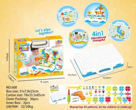 Drill and Design Playset for Kids - Construction Toy