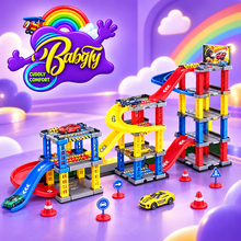 69 Pcs DIY Car Racing Track Playset