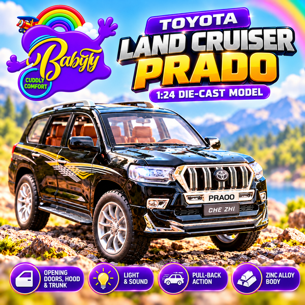 Toyota Land Cruiser Prado Diecast With Smoke