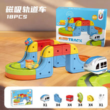 Magnetic Puzzle Car Track 18 Pcs