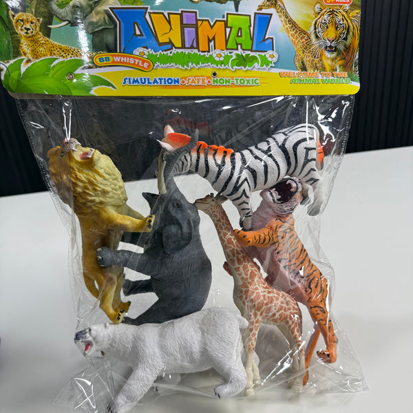 Wild Animals Action Figures Set