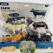 Farm Animals Action Figures Set