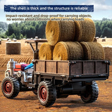 JJRC Vintage Proportional RC Tractor Model with Trailer