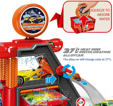 Color-Changing Car Wash Toy Set
