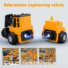Magnetic Transform Engineering Car Assembled Toys - 35 PCS