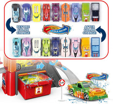 Color-Changing Car Wash Toy Set
