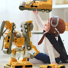 Magnetic Transform Engineering Car Assembled Toys - 35 PCS
