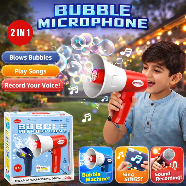 2 in 1 Bubble Microphone Loudspeaker