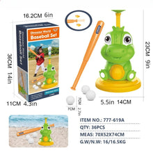 Cartoon Dinosaur Baseball