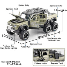 Die Cast Land Rover Defender 6X6